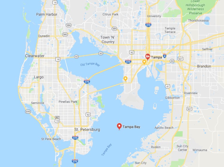 Tampa Bay Computer Repair near me tampa map